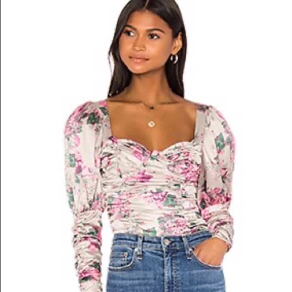 for love and lemons floral top